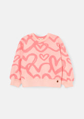 ANGEL & ROCKET HARLOW HEART PRINT TOP
